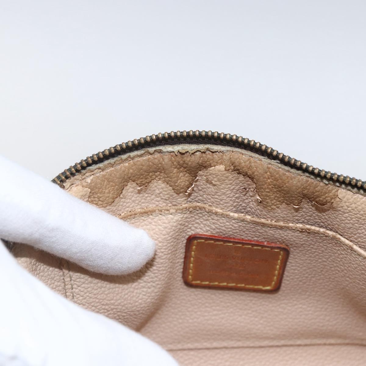 LOUIS VUITTON Monogram Pochette Cosmetic PM Pouch M43998 LV Auth 165641