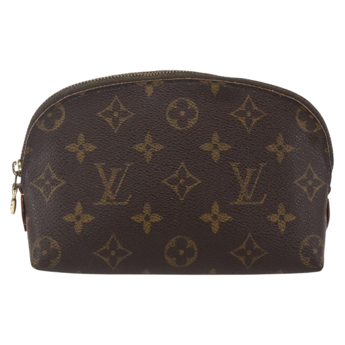 LOUIS VUITTON Monogram Pochette Cosmetic PM Pouch M43998 LV Auth 165641