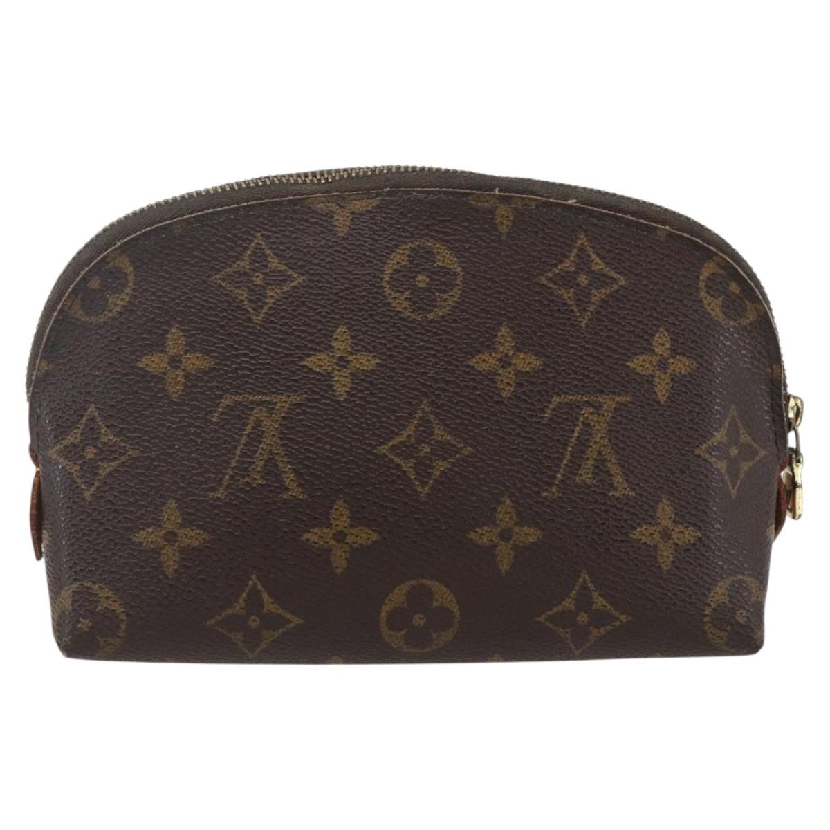 LOUIS VUITTON Monogram Pochette Cosmetic PM Pouch M43998 LV Auth 165641