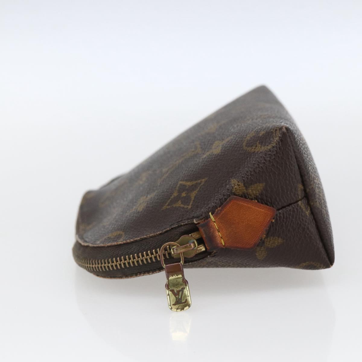 LOUIS VUITTON Monogram Pochette Cosmetic PM Pouch M43998 LV Auth 165641