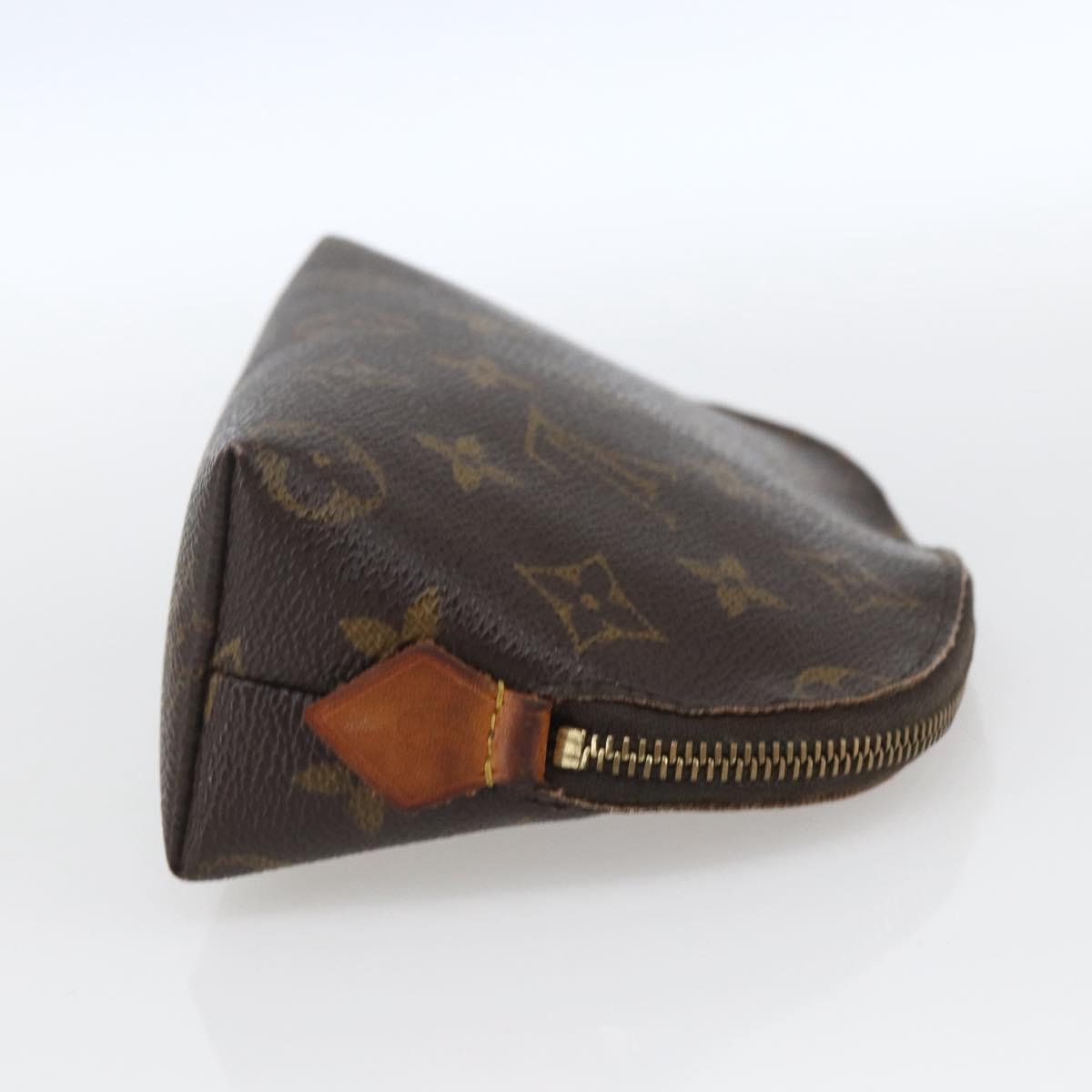 LOUIS VUITTON Monogram Pochette Cosmetic PM Pouch M43998 LV Auth 165641
