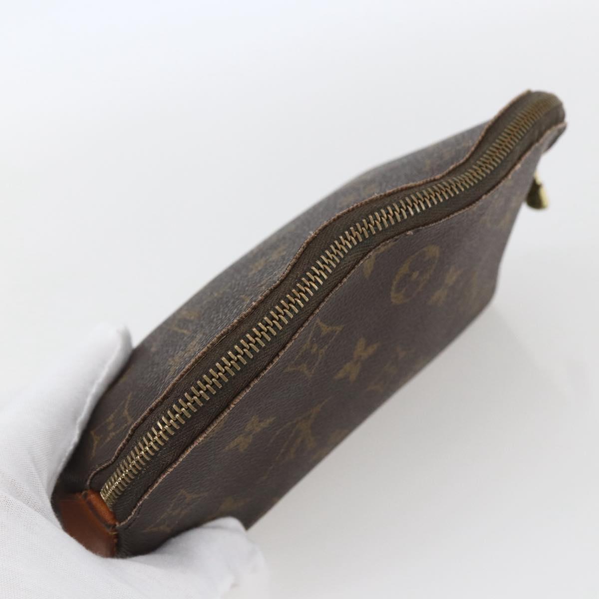LOUIS VUITTON Monogram Pochette Cosmetic PM Pouch M43998 LV Auth 165641