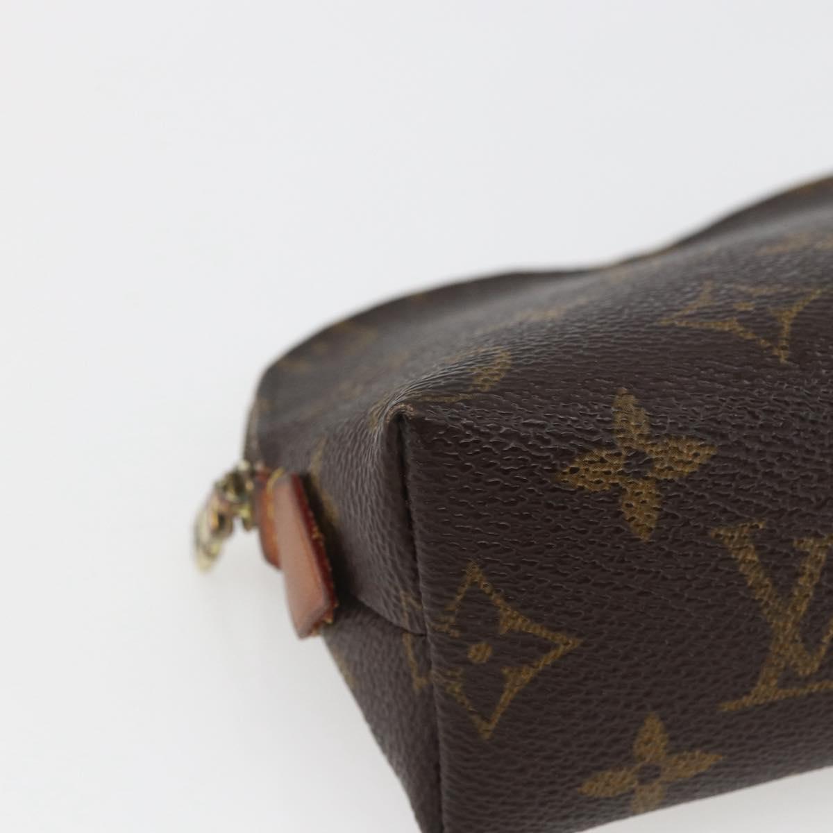 LOUIS VUITTON Monogram Pochette Cosmetic PM Pouch M43998 LV Auth 165641