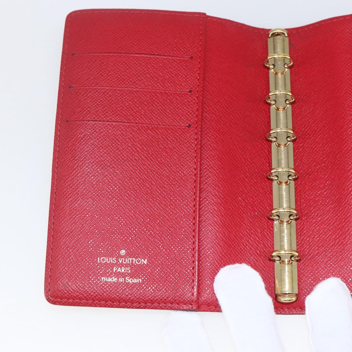 LOUIS VUITTON Damier Ebene Agenda PM Koala Day Planner Cover R21011 Auth 165642