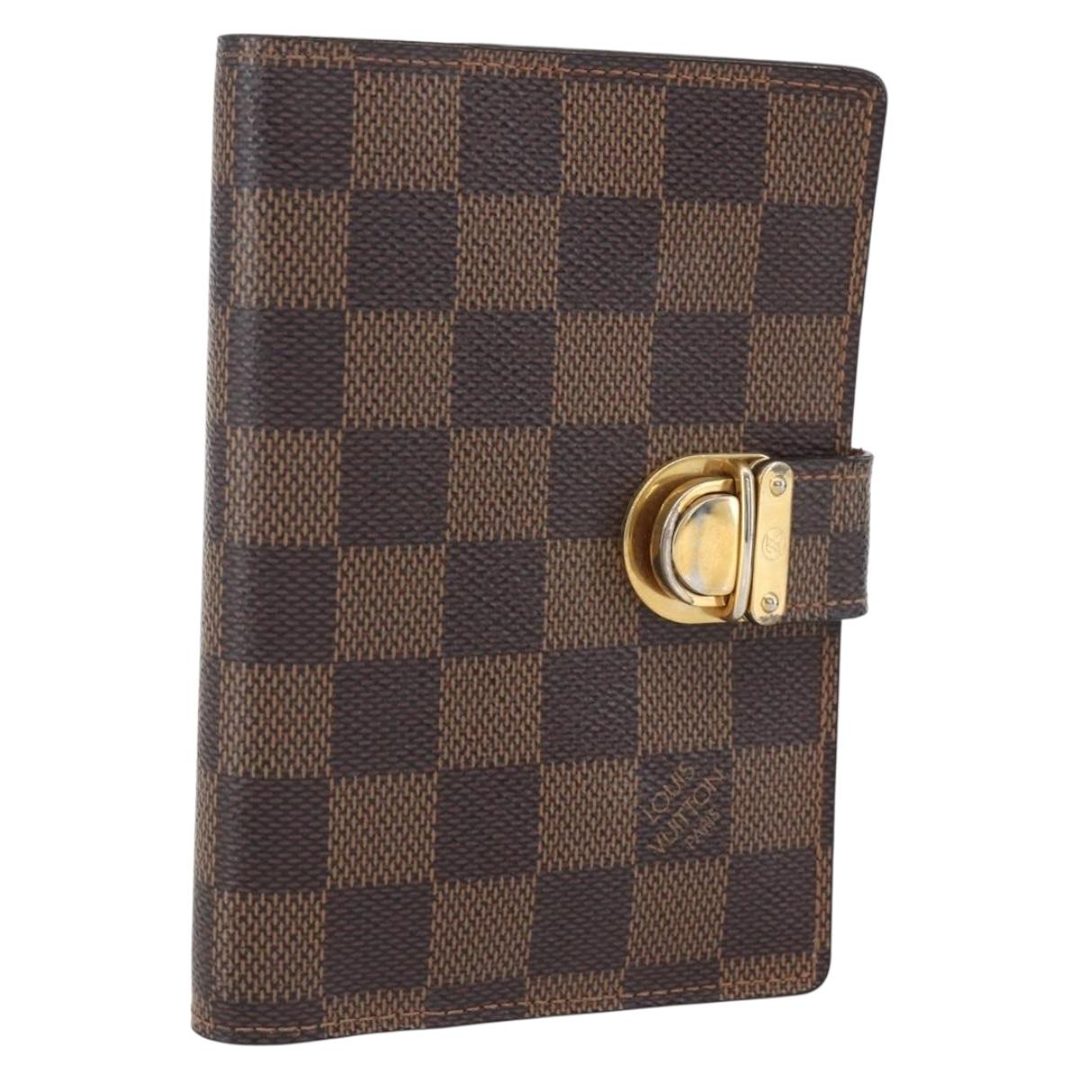 LOUIS VUITTON Damier Ebene Agenda PM Koala Day Planner Cover R21011 Auth 165642