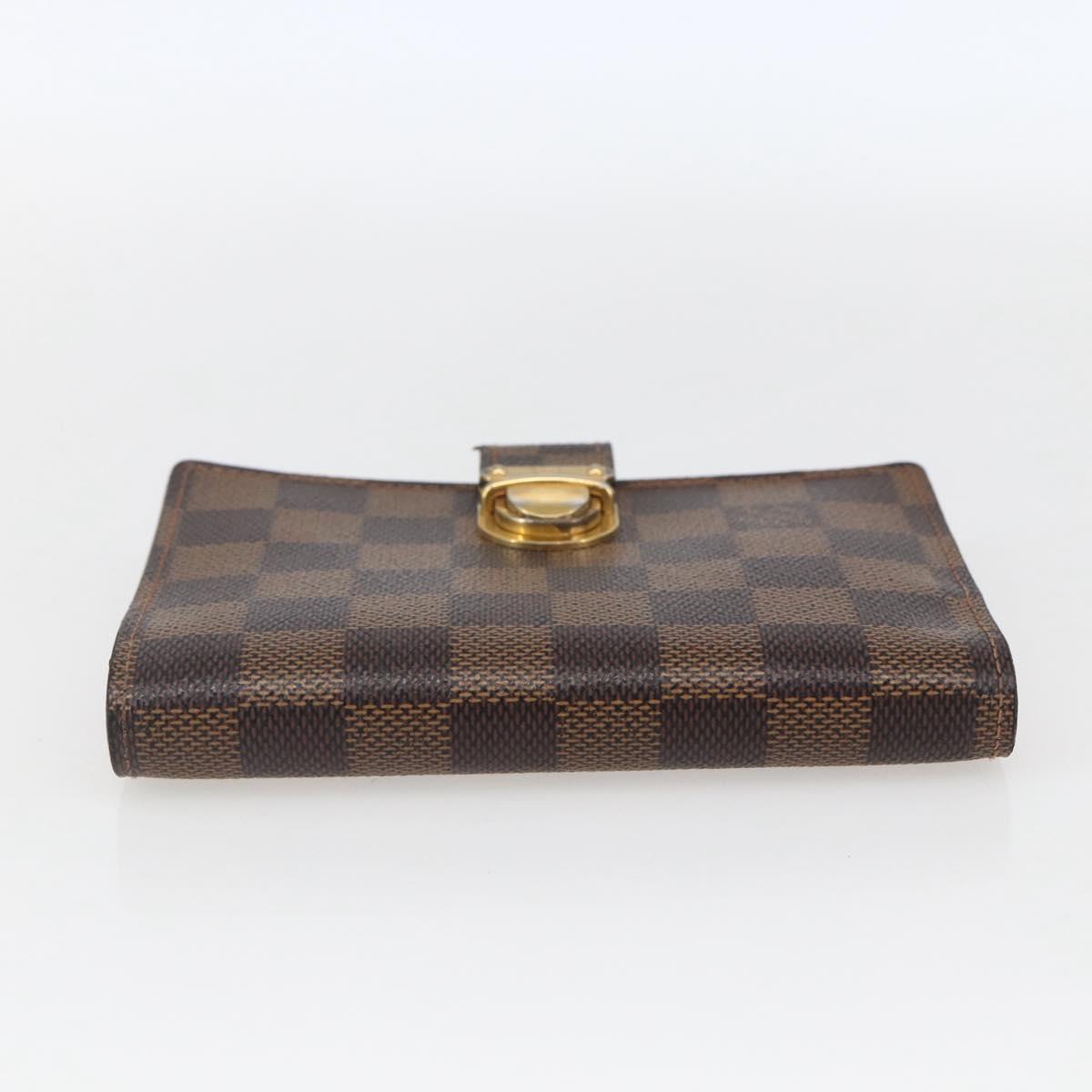 LOUIS VUITTON Damier Ebene Agenda PM Koala Day Planner Cover R21011 Auth 165642