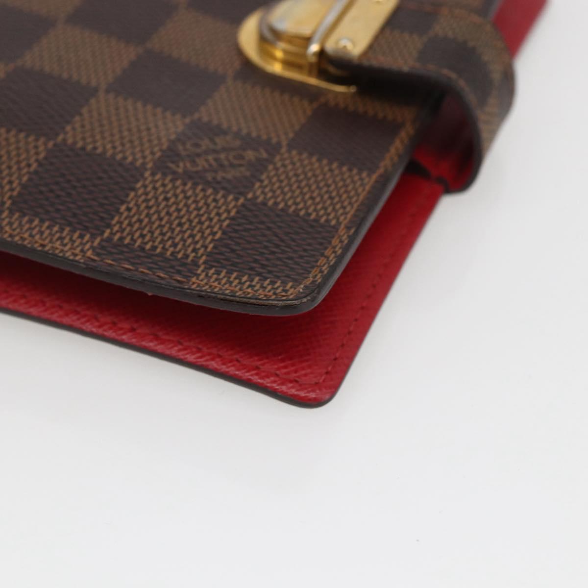 LOUIS VUITTON Damier Ebene Agenda PM Koala Day Planner Cover R21011 Auth 165642
