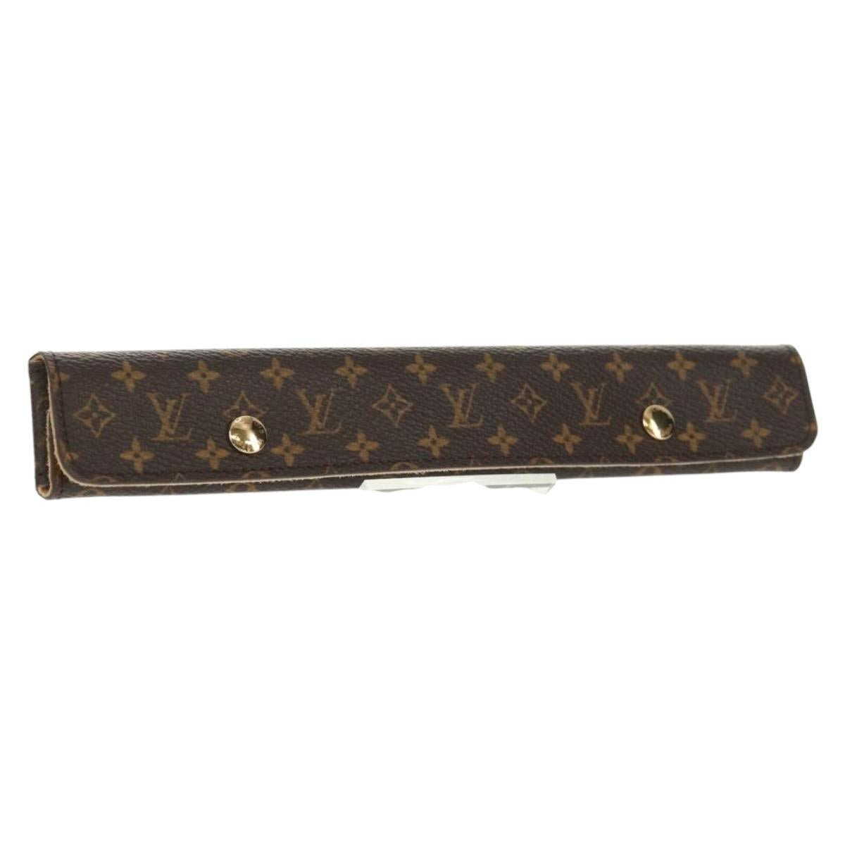 LOUIS VUITTON Monogram Necklace case Jewelry Box LV Auth 165644V