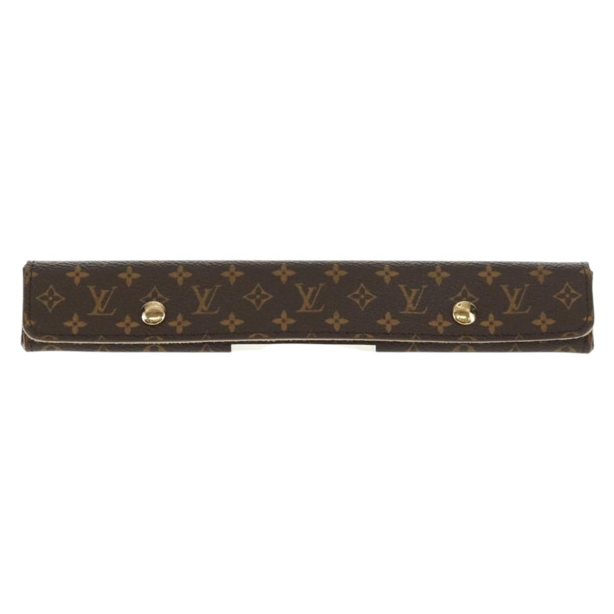 LOUIS VUITTON Monogram Necklace case Jewelry Box LV Auth 165644V