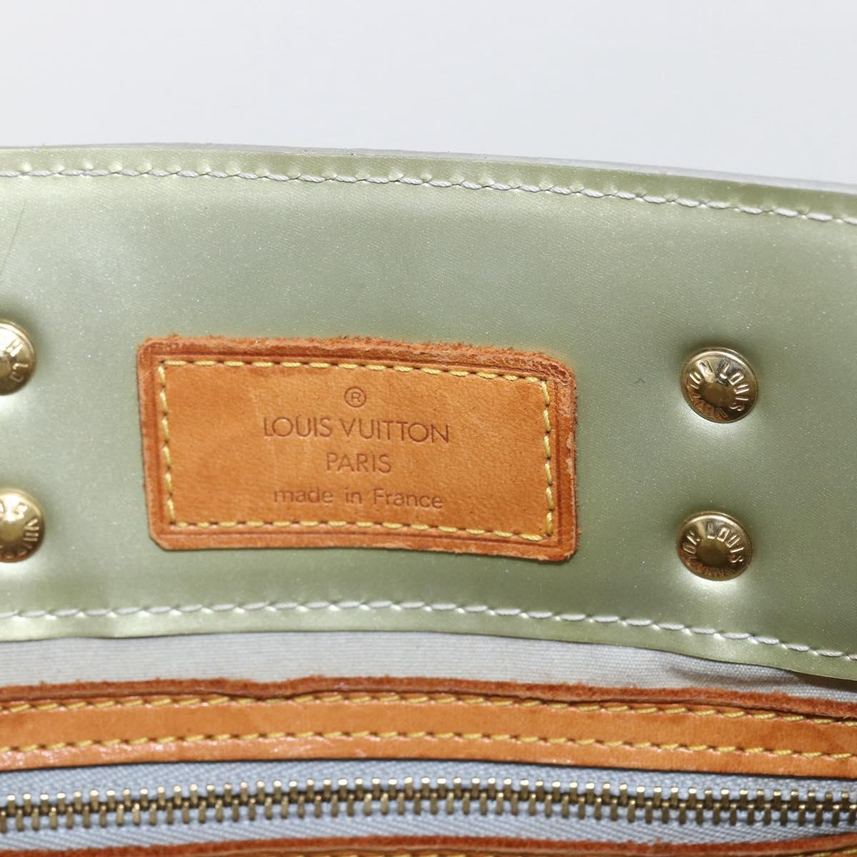 LOUIS VUITTON Monogram Vernis Reade PM Hand Bag Gris M91145 LV Auth 165648
