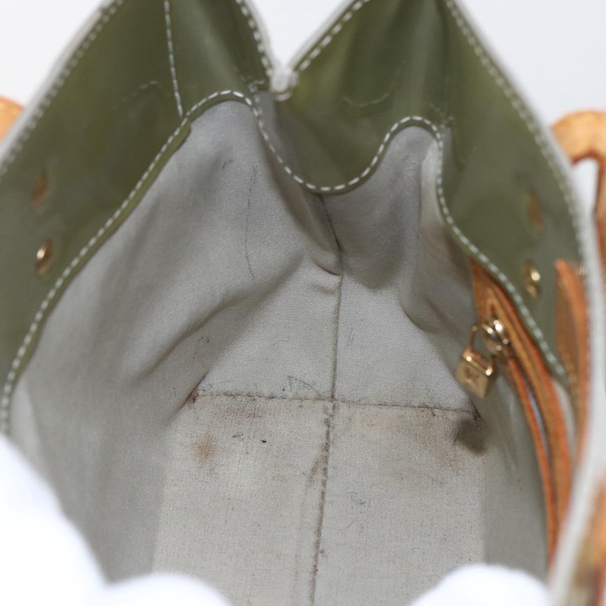 LOUIS VUITTON Monogram Vernis Reade PM Hand Bag Gris M91145 LV Auth 165648