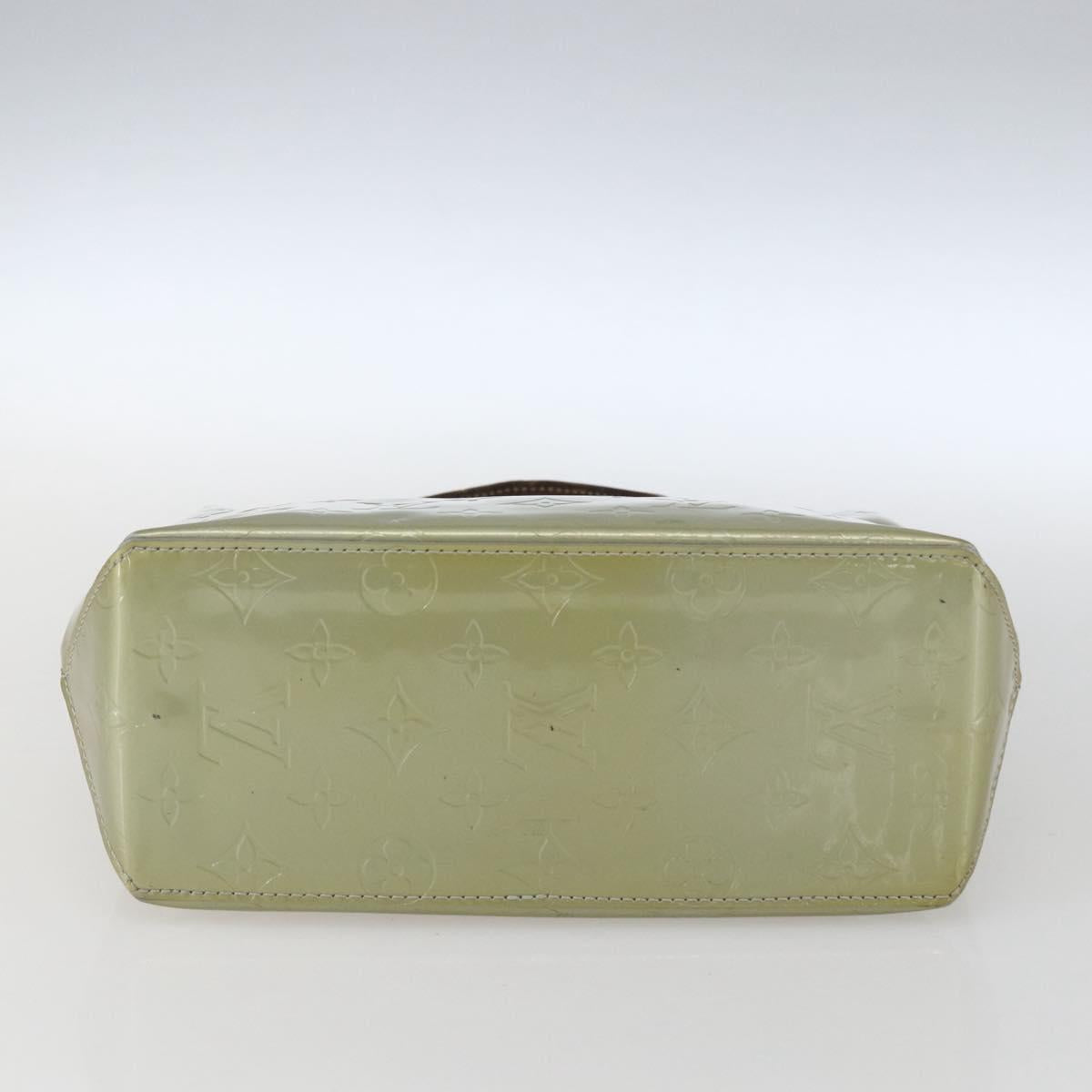 LOUIS VUITTON Monogram Vernis Reade PM Hand Bag Gris M91145 LV Auth 165648