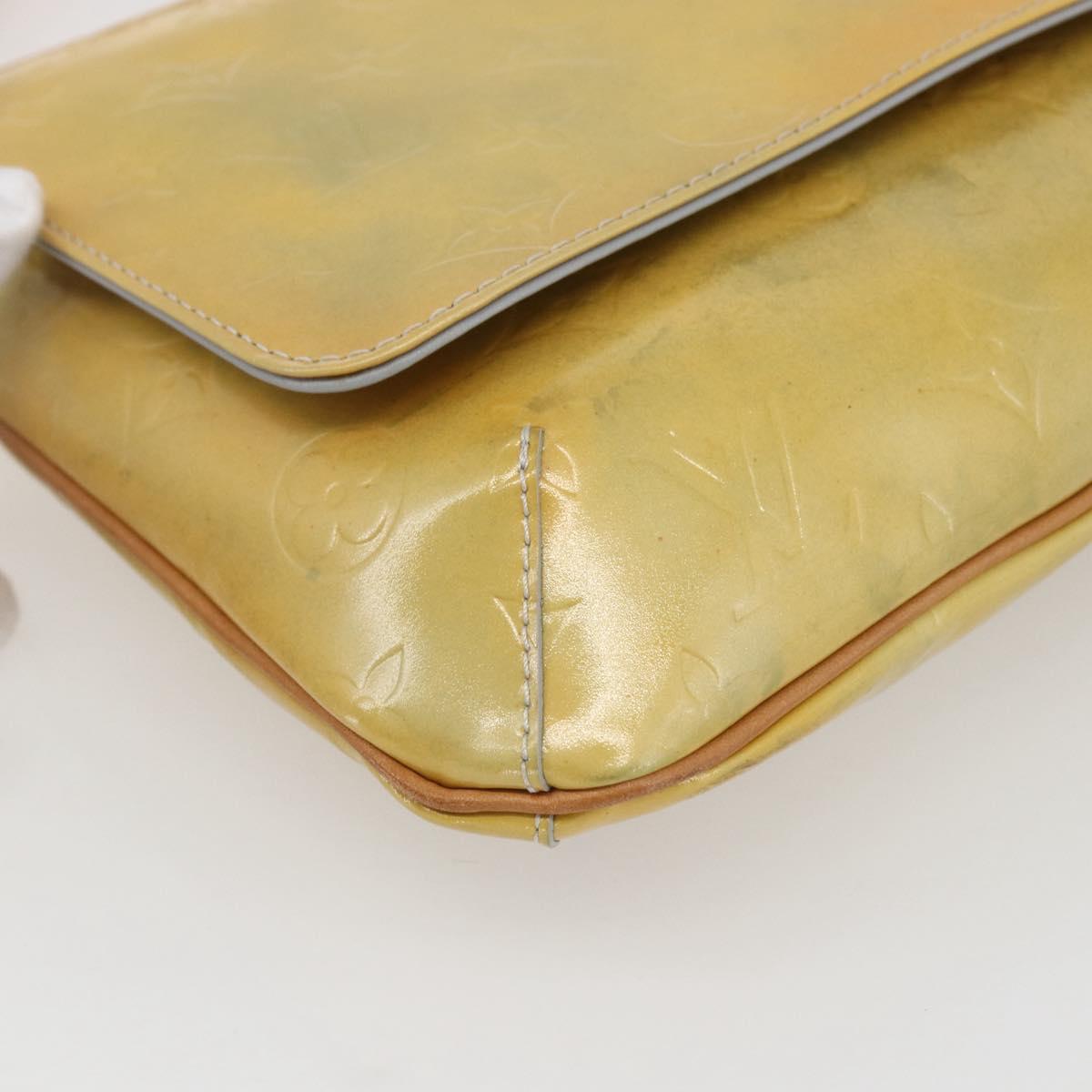 LOUIS VUITTON Monogram Vernis Thompson Street Bag Gris M91008 LV Auth 165649