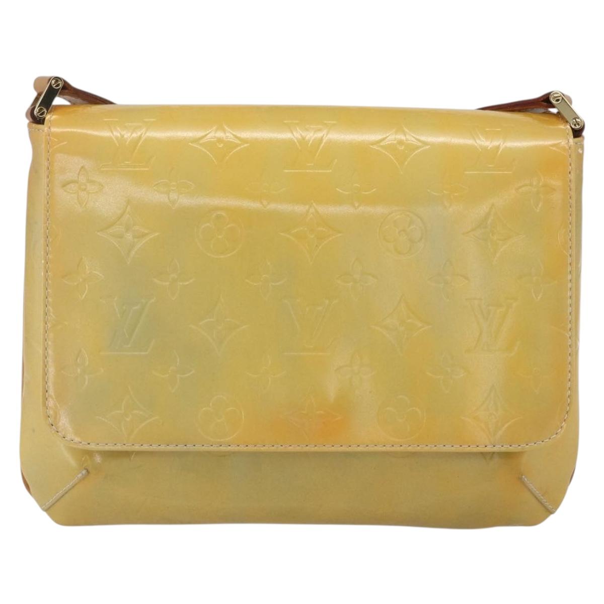 LOUIS VUITTON Monogram Vernis Thompson Street Bag Gris M91008 LV Auth 165649