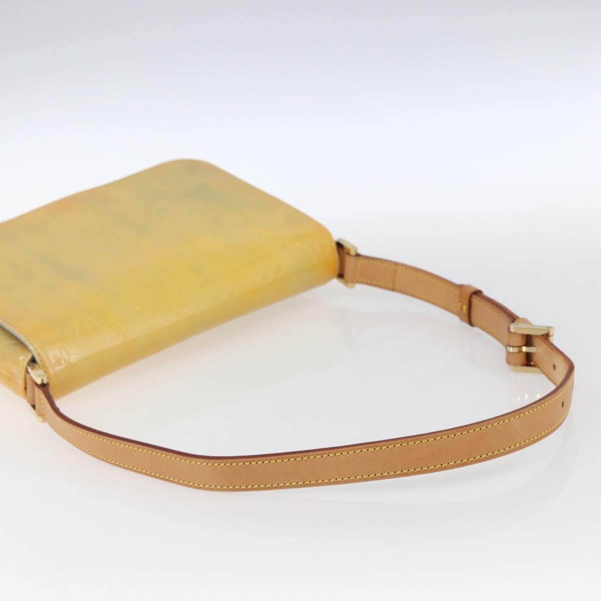 LOUIS VUITTON Monogram Vernis Thompson Street Bag Gris M91008 LV Auth 165649