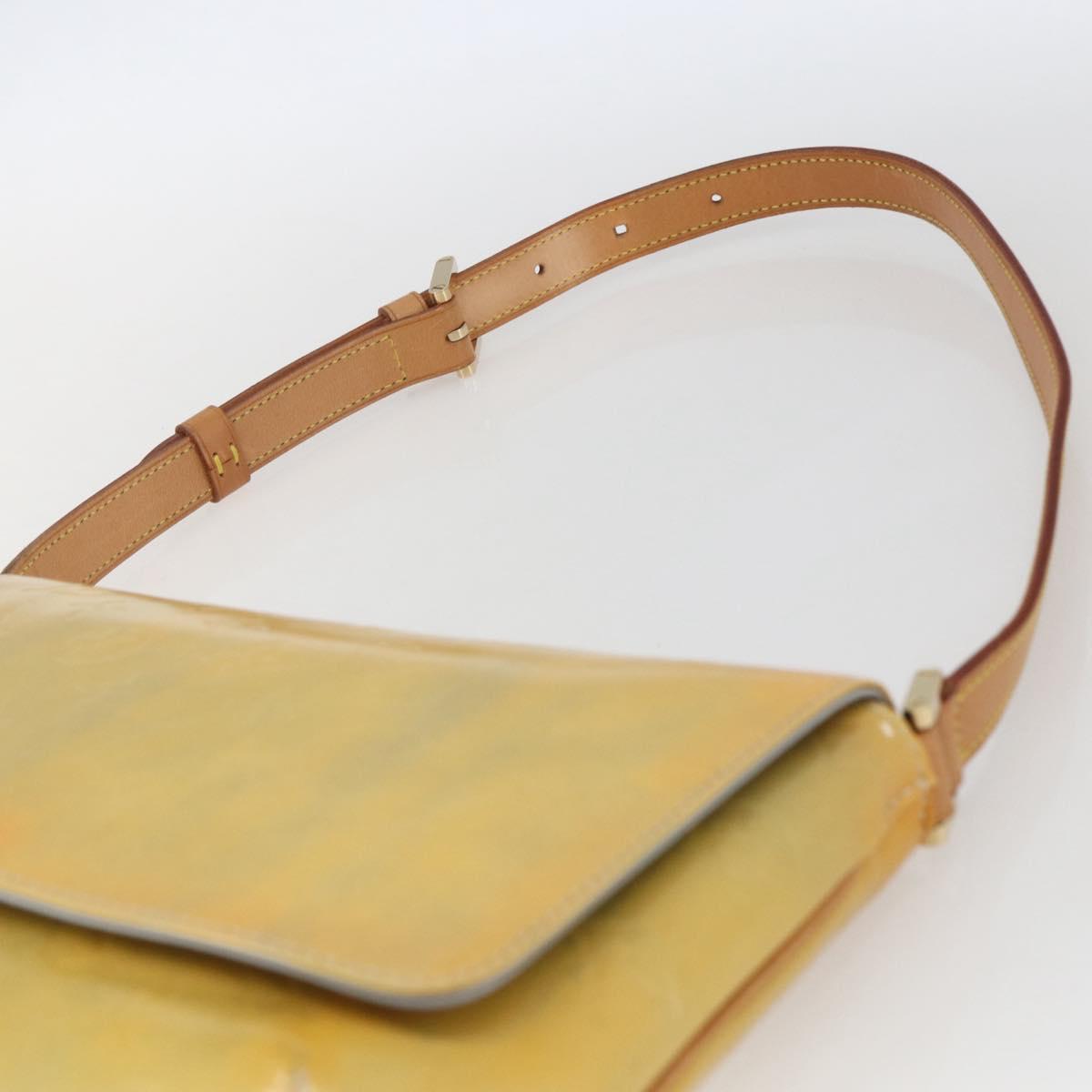 LOUIS VUITTON Monogram Vernis Thompson Street Bag Gris M91008 LV Auth 165649