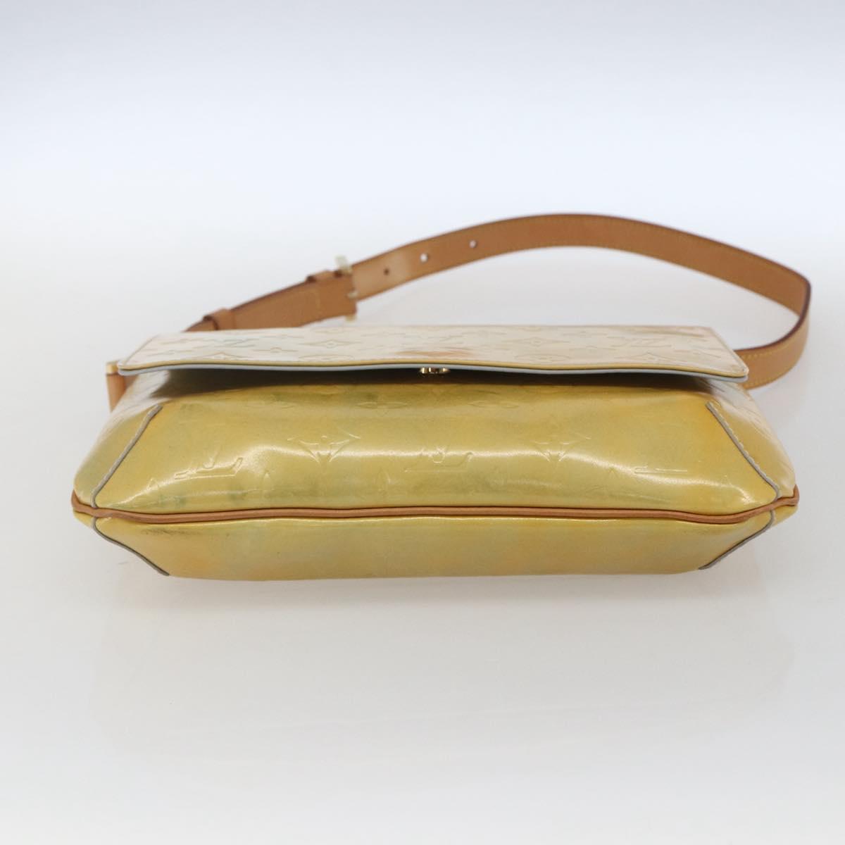 LOUIS VUITTON Monogram Vernis Thompson Street Bag Gris M91008 LV Auth 165649