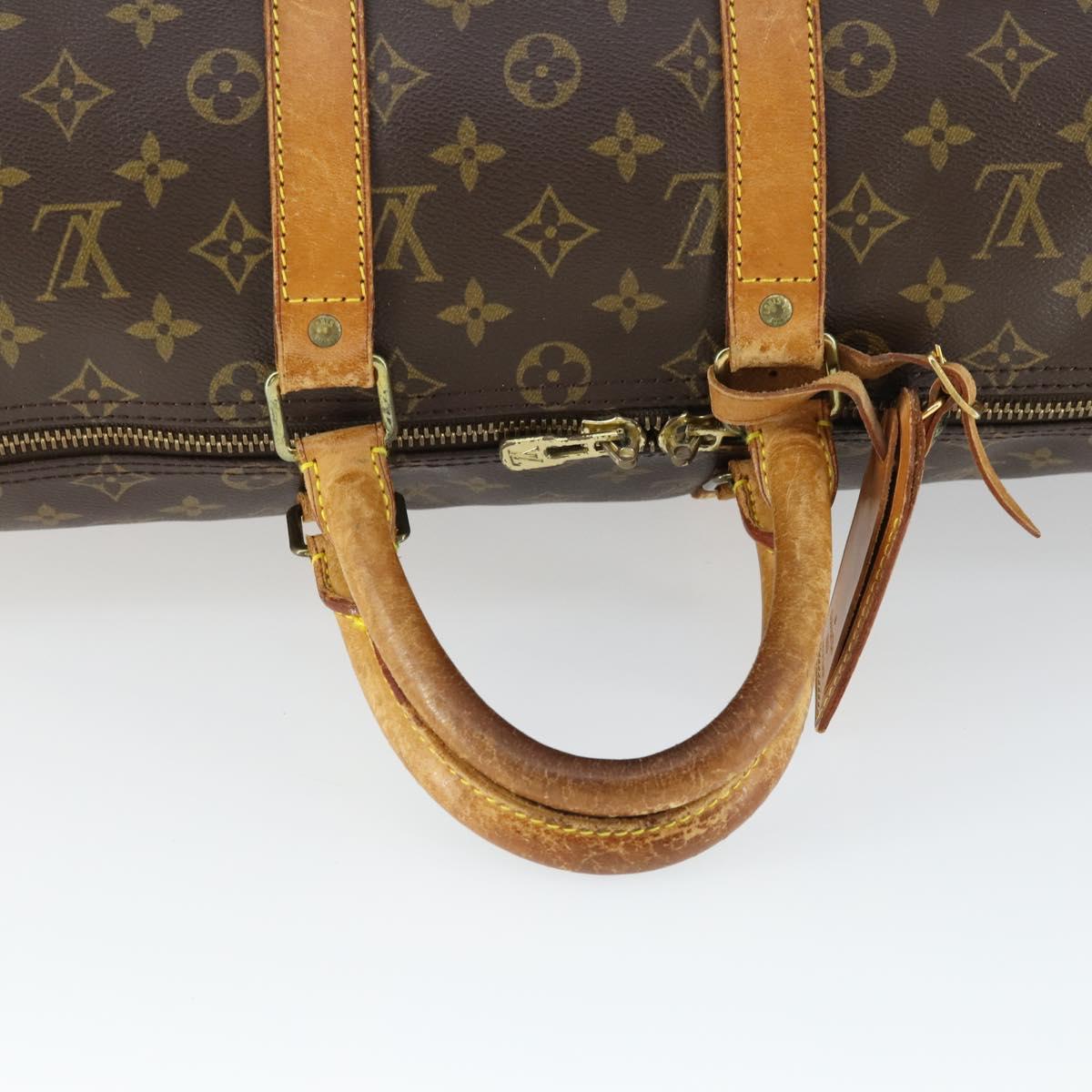 LOUIS VUITTON Monogram Keepall 45 Boston Bag M41428 LV Auth 165657