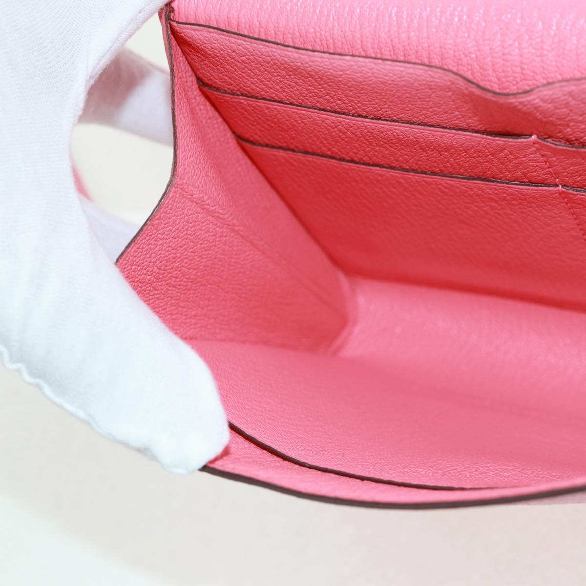 HERMES Click 16 Shoulder Bag Glenemush Pink Silver Auth 165658SM