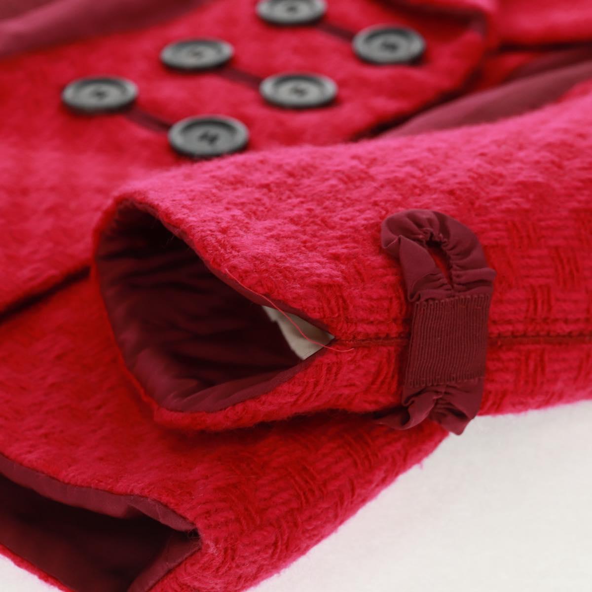 LOUIS VUITTON Jacket Wool Pink LV Auth 165665M