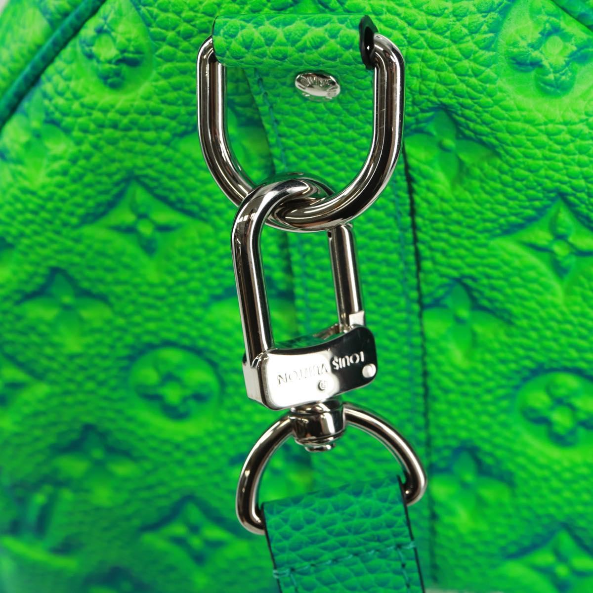 LOUIS VUITTON Taurillon Illusion Keepall Bandouliere 50 Bag M59712 Auth 165670SM
