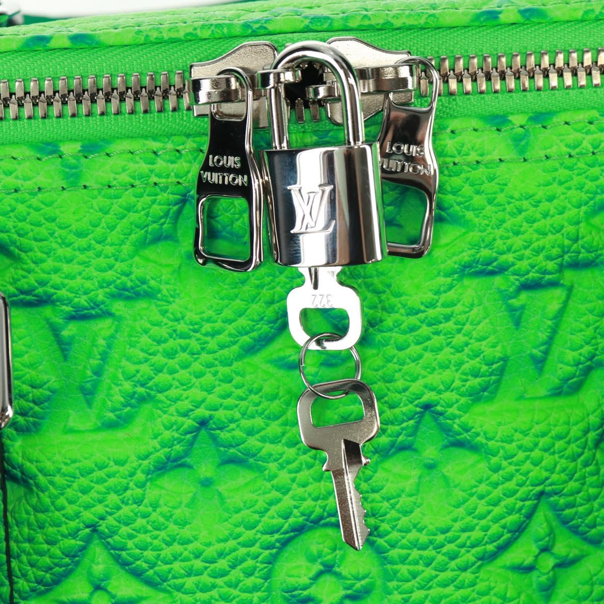 LOUIS VUITTON Taurillon Illusion Keepall Bandouliere 50 Bag M59712 Auth 165670SM