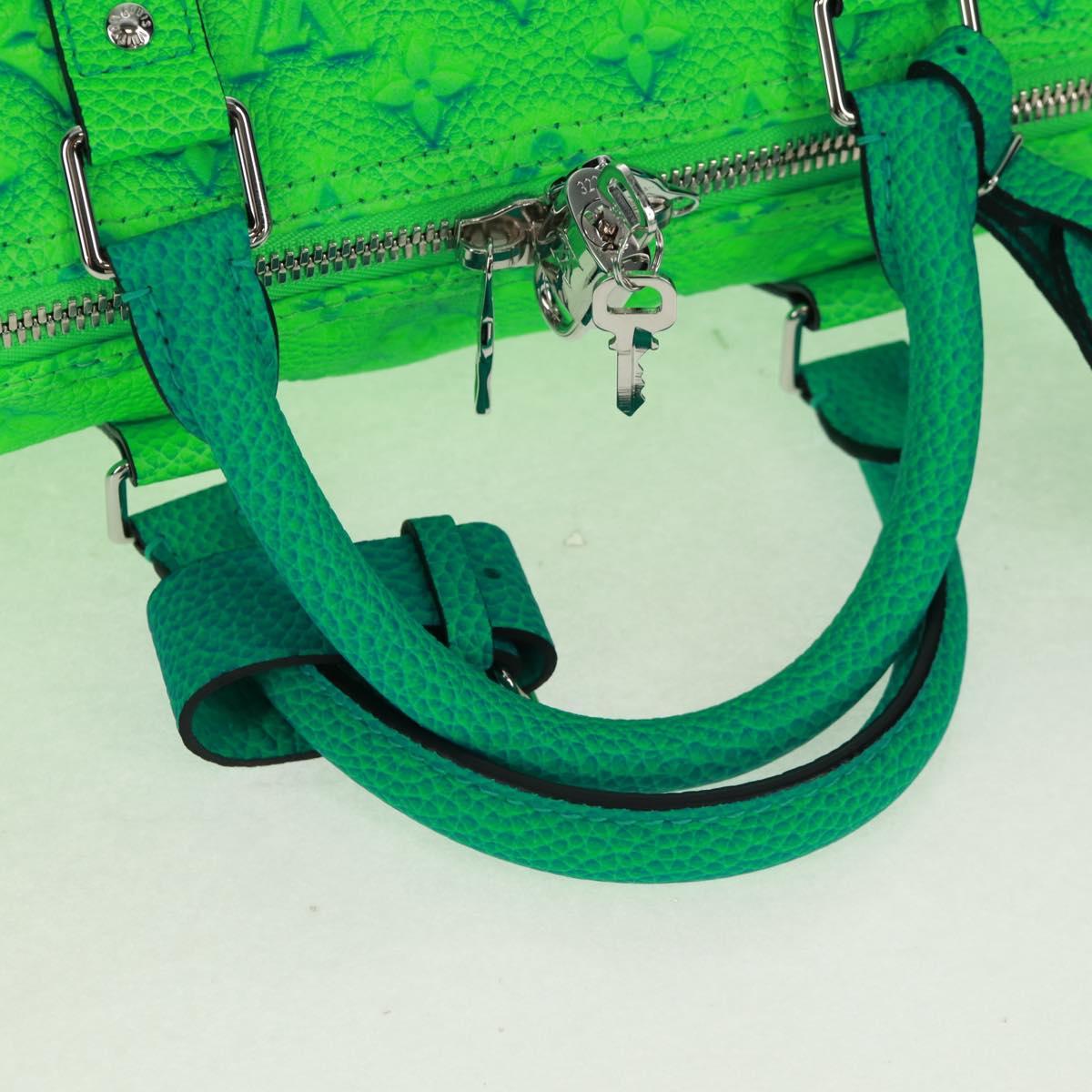LOUIS VUITTON Taurillon Illusion Keepall Bandouliere 50 Bag M59712 Auth 165670SM