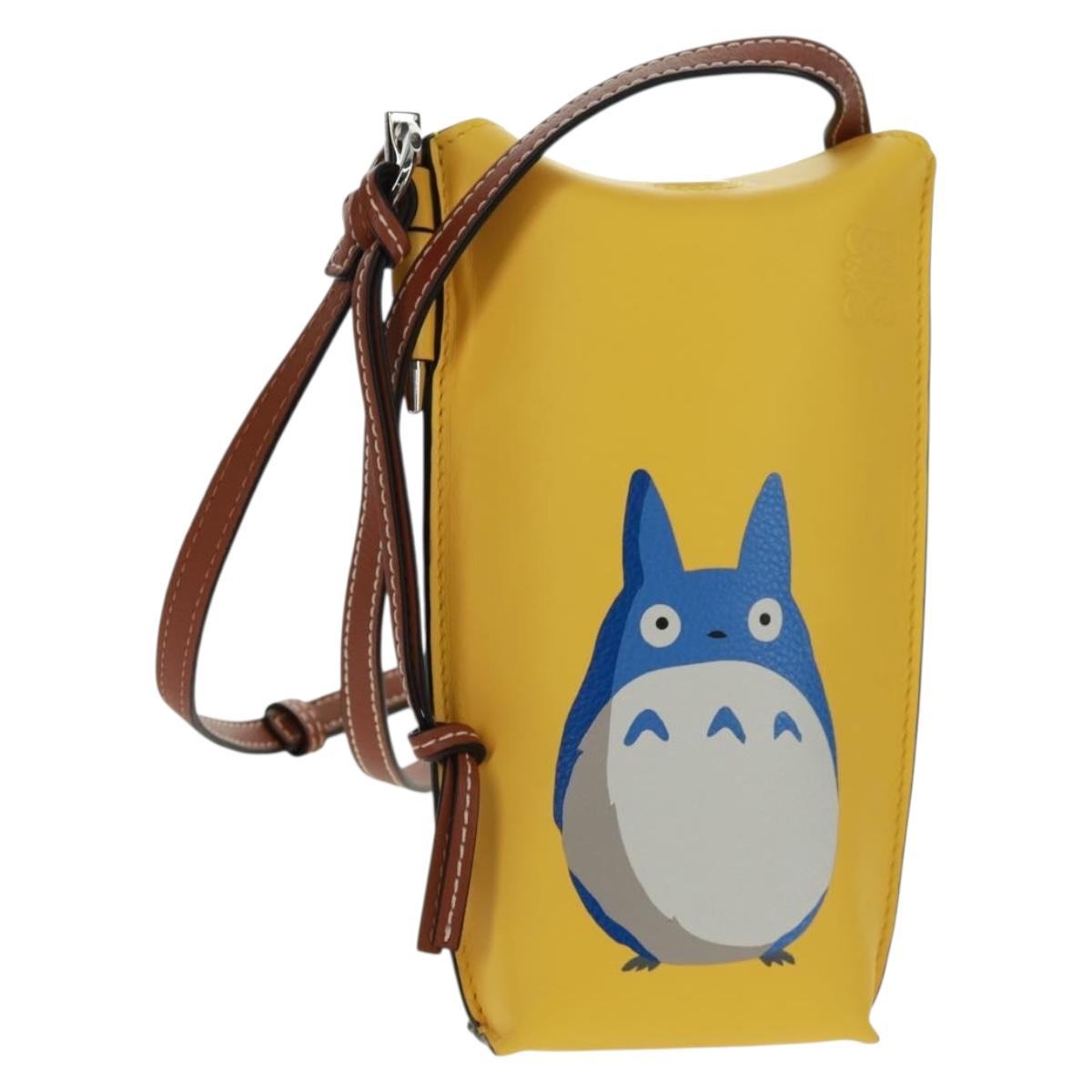 LOEWE テ Studio Ghibli My Neighbor Totoro Gate Pocket Bag Auth 165672SM