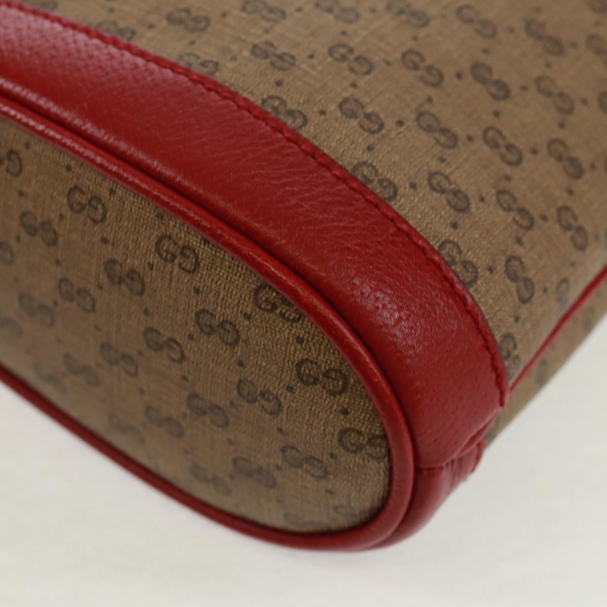 GUCCI テ Doraemon Micro GG Supreme Shoulder Bag PVC Beige 647801 Auth 165675SM