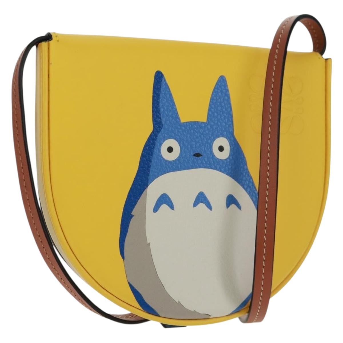 LOEWE テ Studio Ghibli My Neighbor Medium Totoro Heel Pouch Mini Auth 165678SM