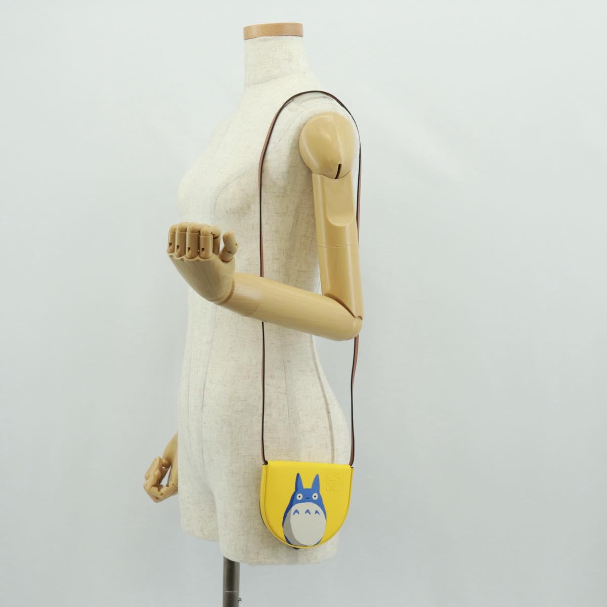 LOEWE テ Studio Ghibli My Neighbor Medium Totoro Heel Pouch Mini Auth 165678SM
