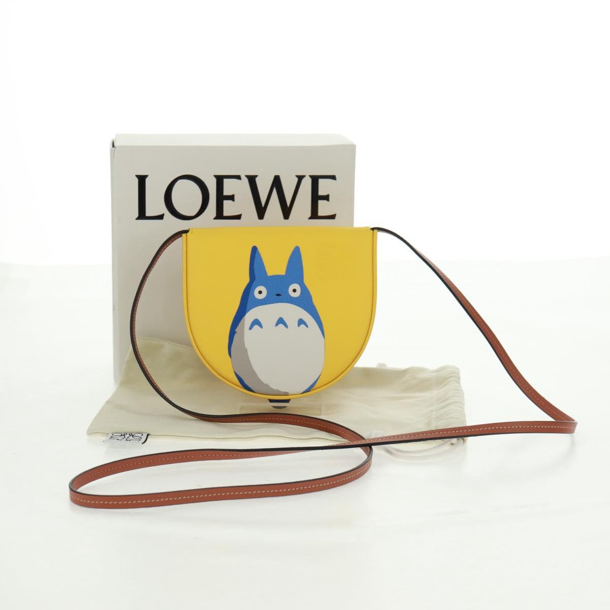 LOEWE テ Studio Ghibli My Neighbor Medium Totoro Heel Pouch Mini Auth 165678SM