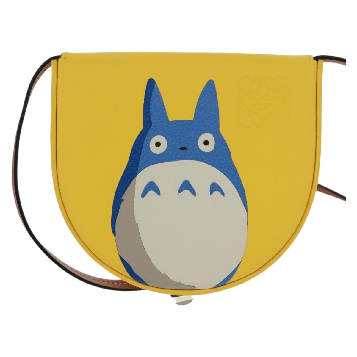 LOEWE テ Studio Ghibli My Neighbor Medium Totoro Heel Pouch Mini Auth 165678SM