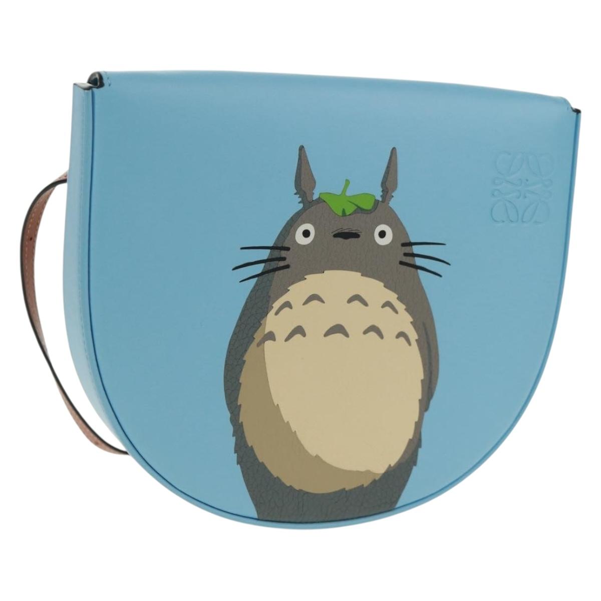 LOEWE テ Studio Ghibli Anagram My Neighbor Totoro Heel Pouch Bag Auth 165679SM