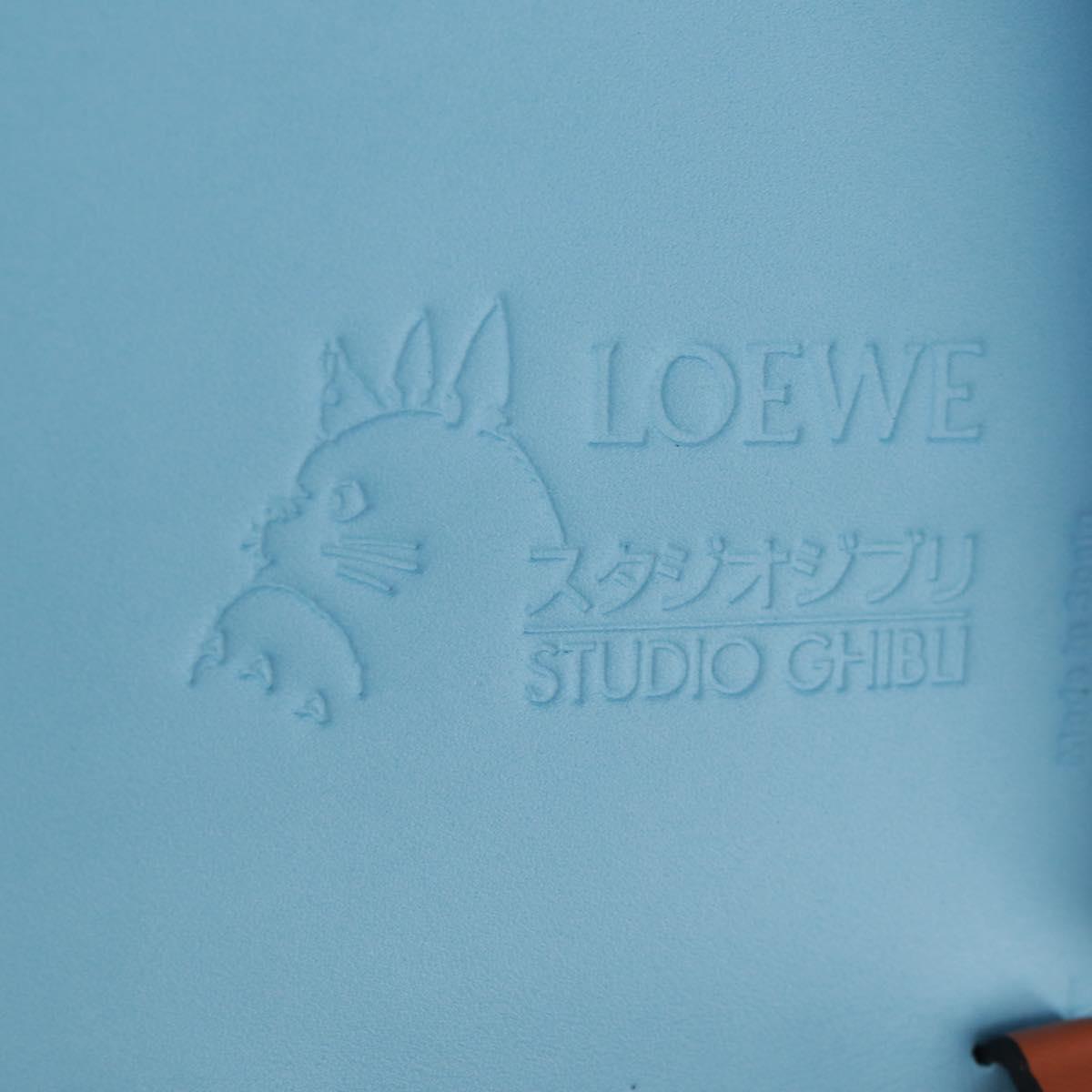 LOEWE テ Studio Ghibli Anagram My Neighbor Totoro Heel Pouch Bag Auth 165679SM