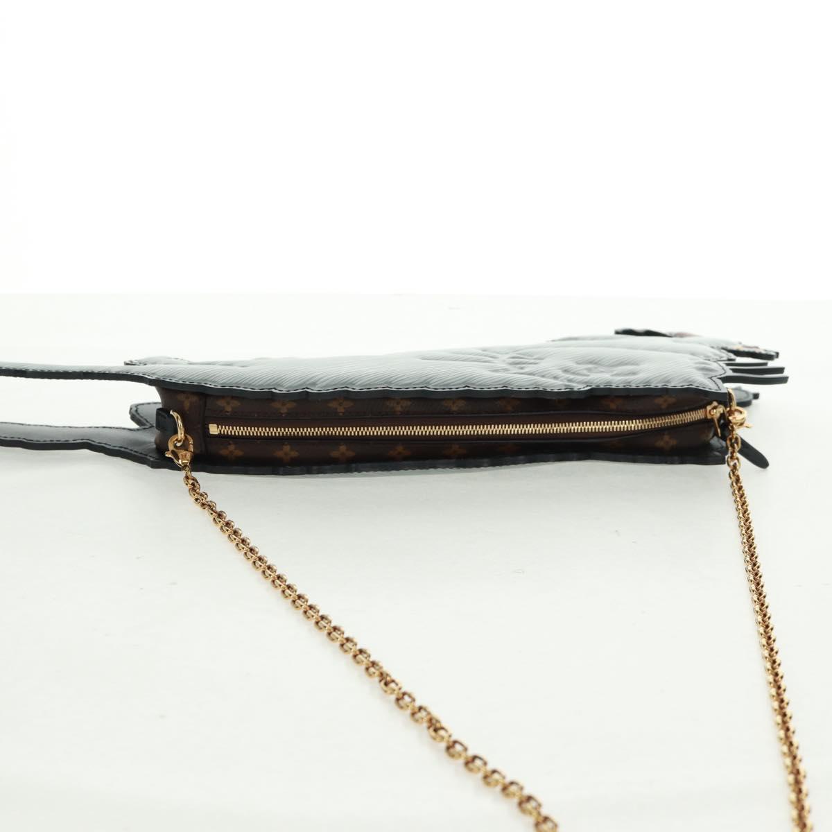LOUIS VUITTON Catgram Monogram Pochette Full Cat Bag Epi M53165 Auth 165681SM