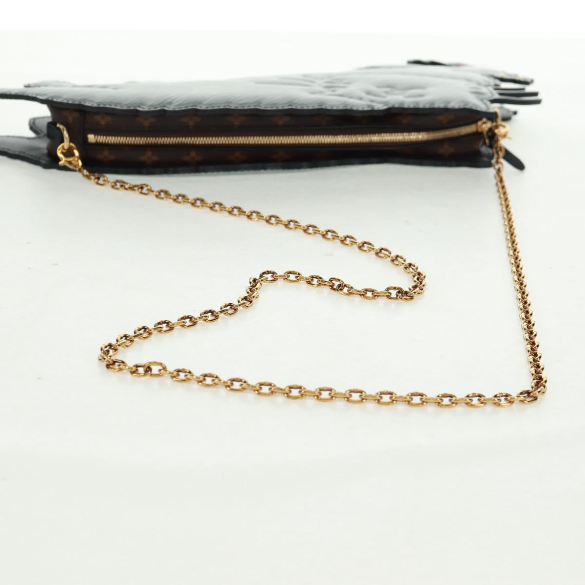 LOUIS VUITTON Catgram Monogram Pochette Full Cat Bag Epi M53165 Auth 165681SM