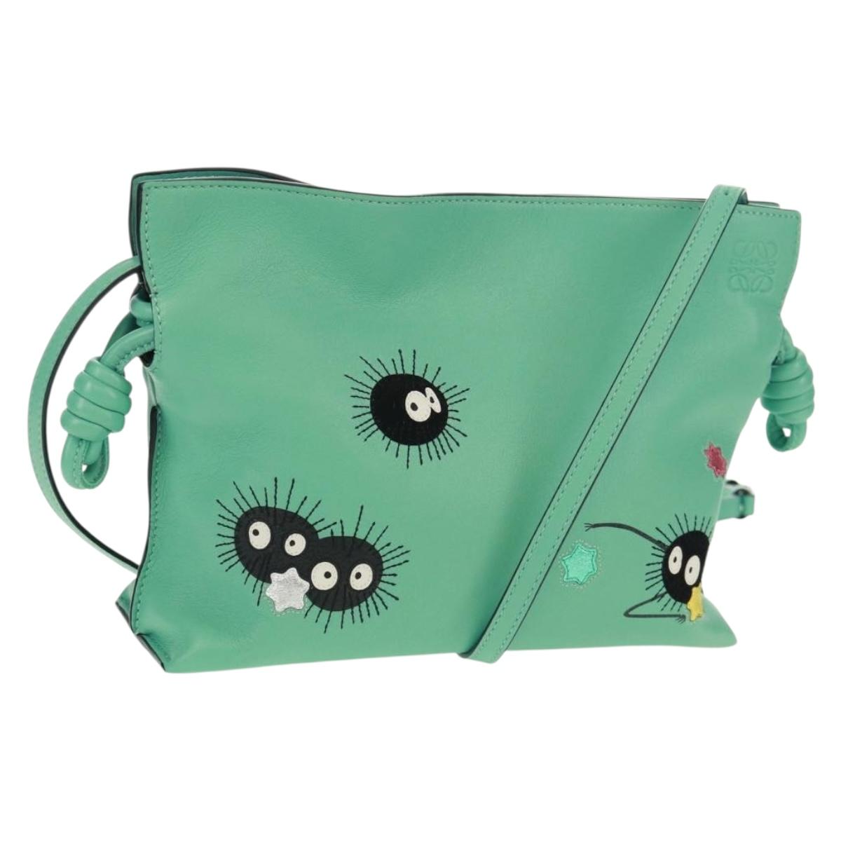 LOEWE テ Studio Ghibli My Neighbor Totoro Soot Sprites Napa Calf Auth 165682SM