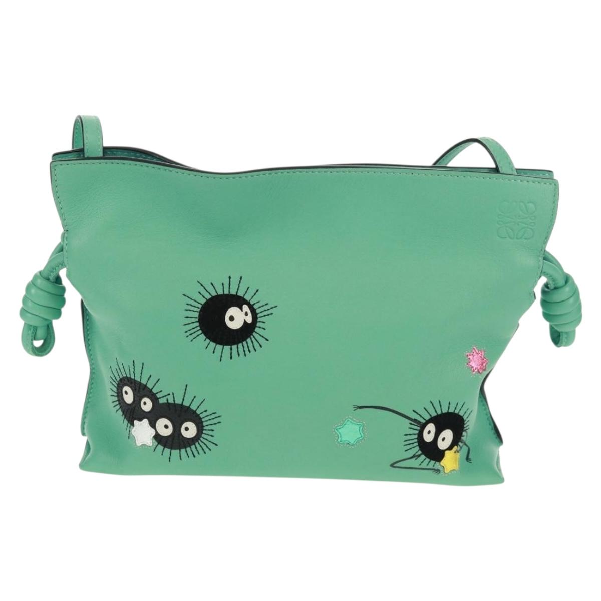 LOEWE テ Studio Ghibli My Neighbor Totoro Soot Sprites Napa Calf Auth 165682SM