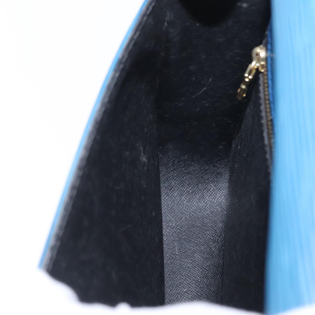 LOUIS VUITTON Epi Saint Cloud GM Shoulder Bag Toledo Blue M52195 LV Auth 165711