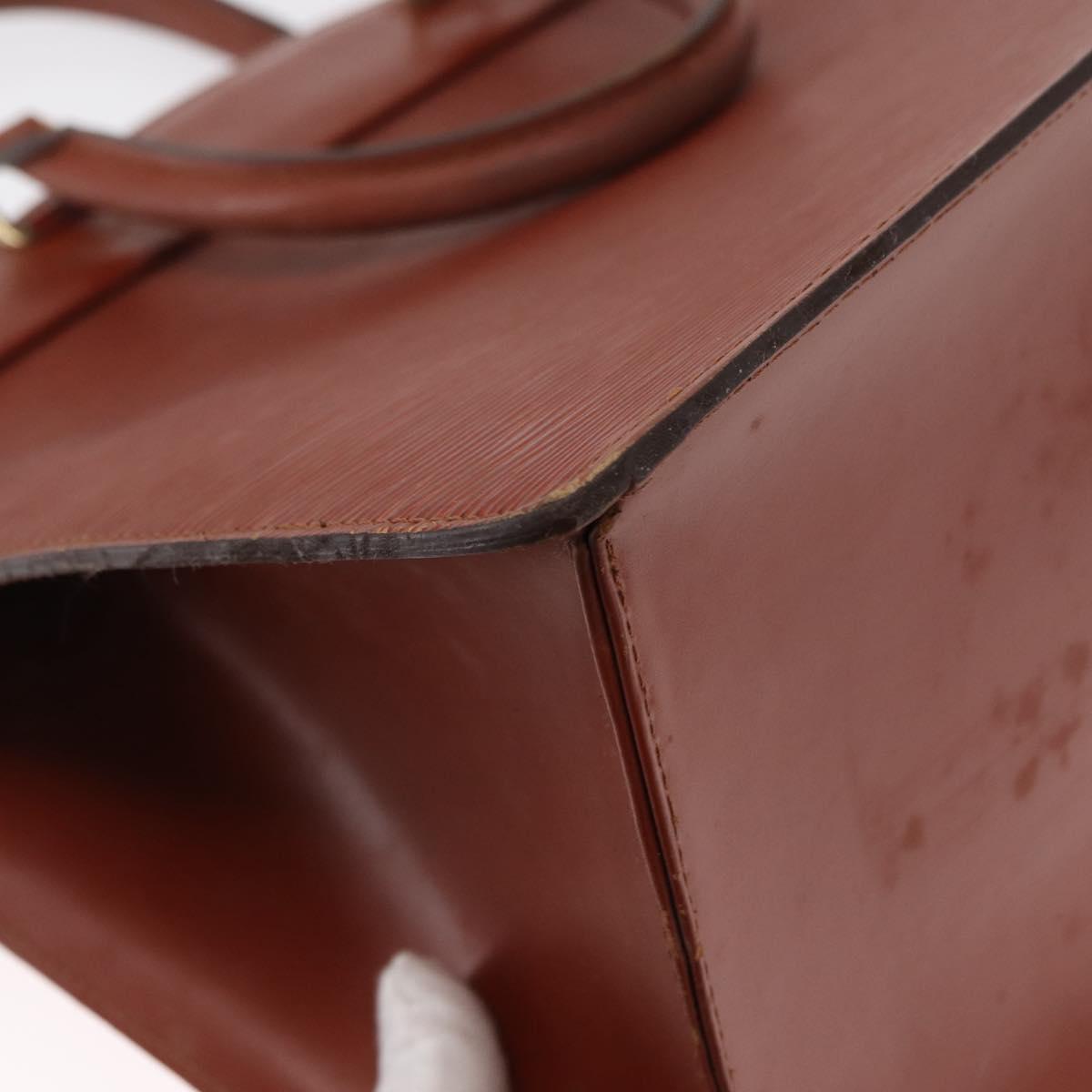 LOUIS VUITTON Epi Riviera Hand Bag Brown M48183 LV Auth 165714