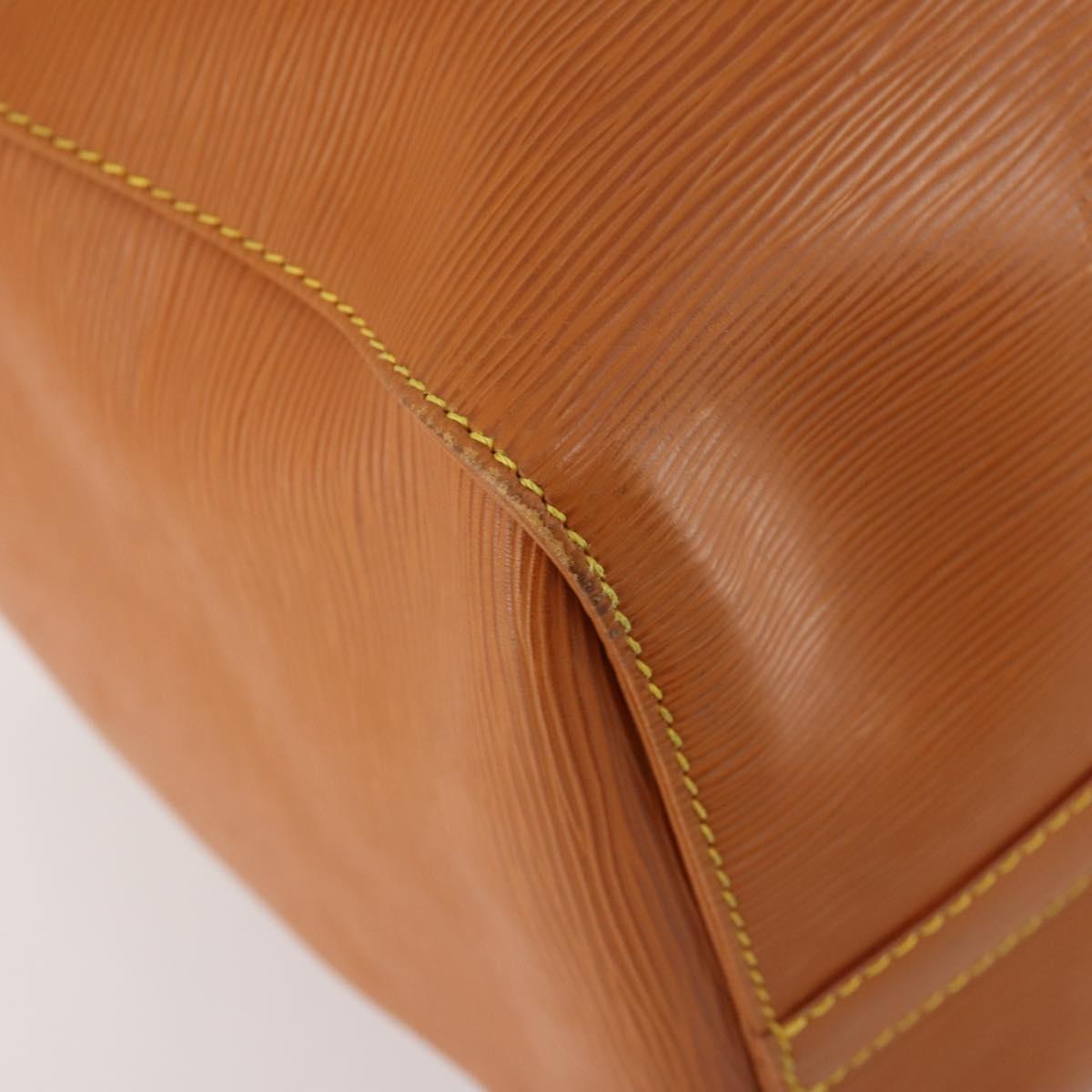LOUIS VUITTON Epi Keepall 50 Boston Bag Brown M42968 LV Auth 165716A