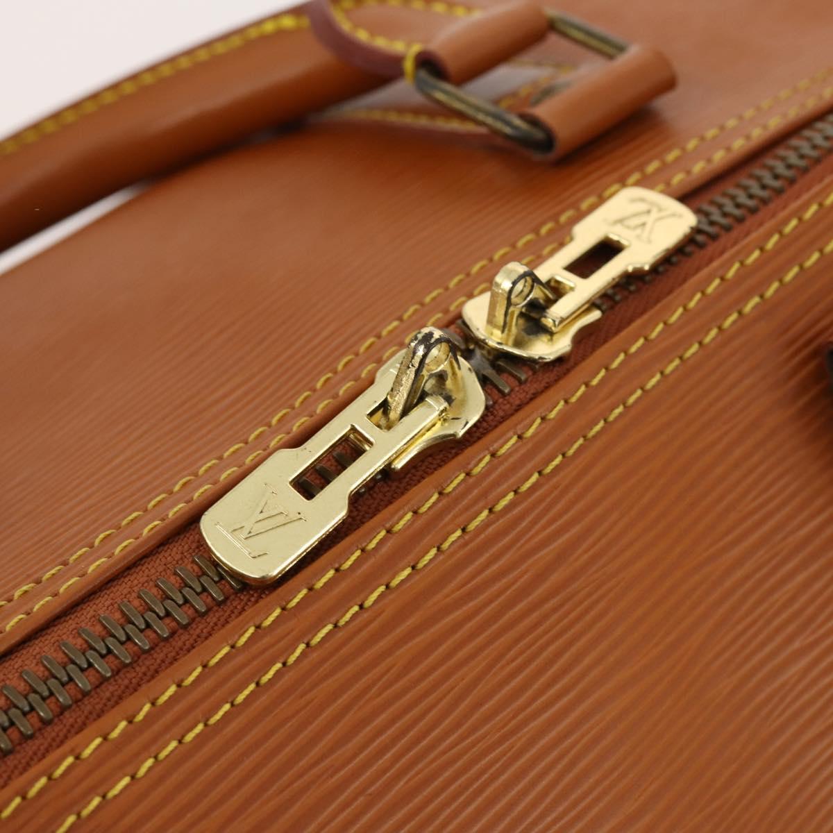 LOUIS VUITTON Epi Keepall 50 Boston Bag Brown M42968 LV Auth 165716A