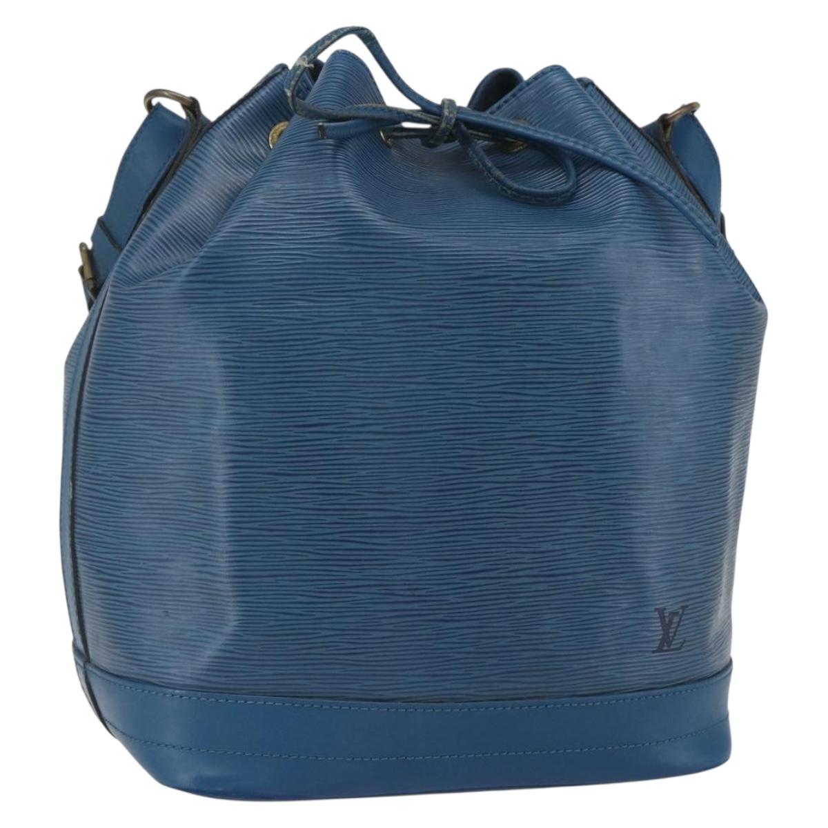 LOUIS VUITTON Epi Noe Shoulder Bag Toledo Blue M44005 LV Auth 165722