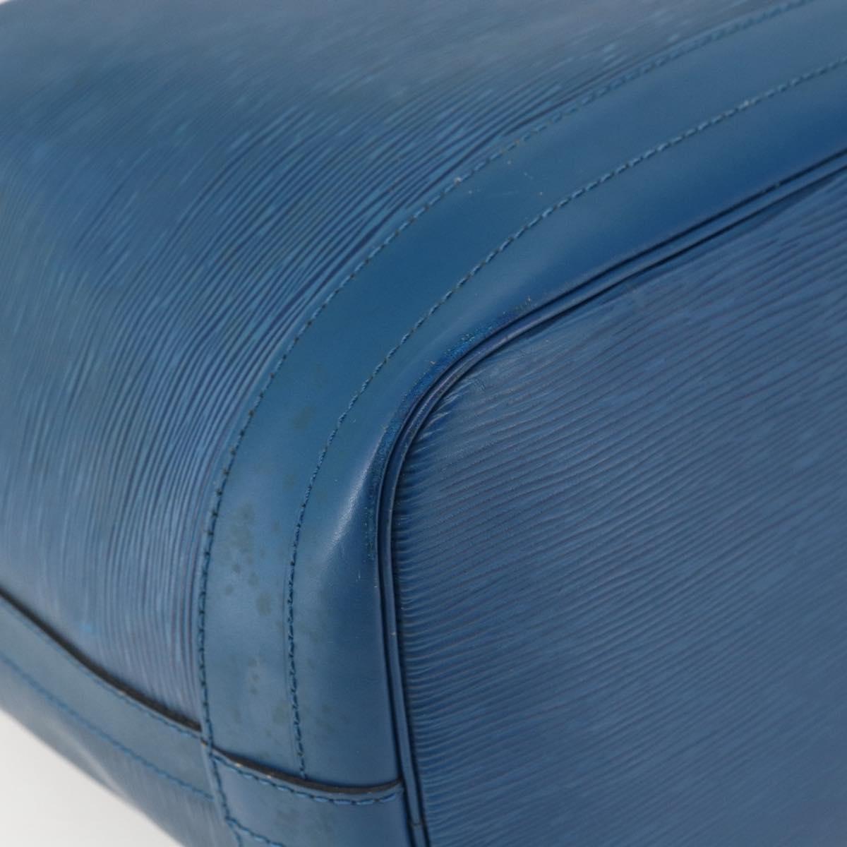 LOUIS VUITTON Epi Noe Shoulder Bag Toledo Blue M44005 LV Auth 165722