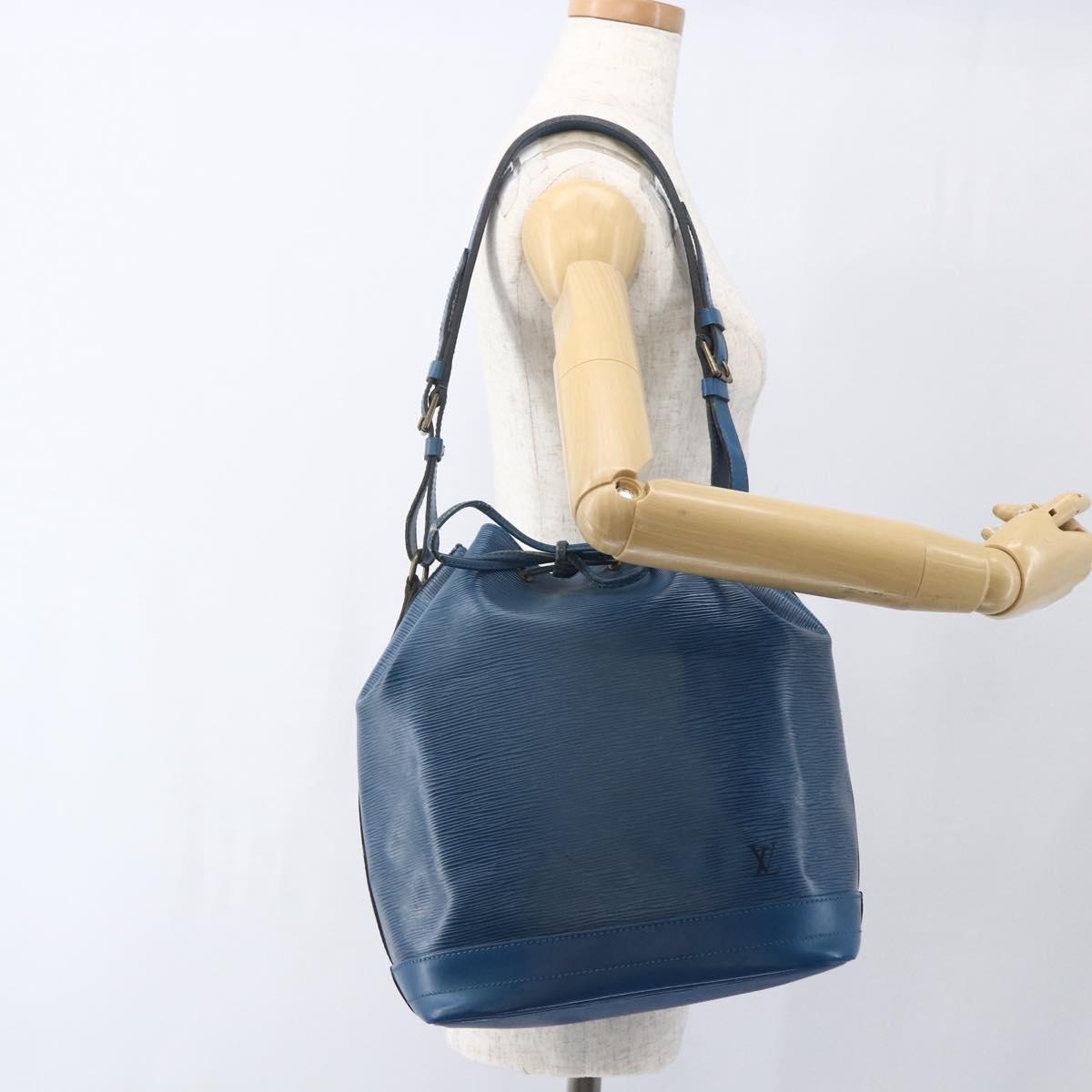 LOUIS VUITTON Epi Noe Shoulder Bag Toledo Blue M44005 LV Auth 165722