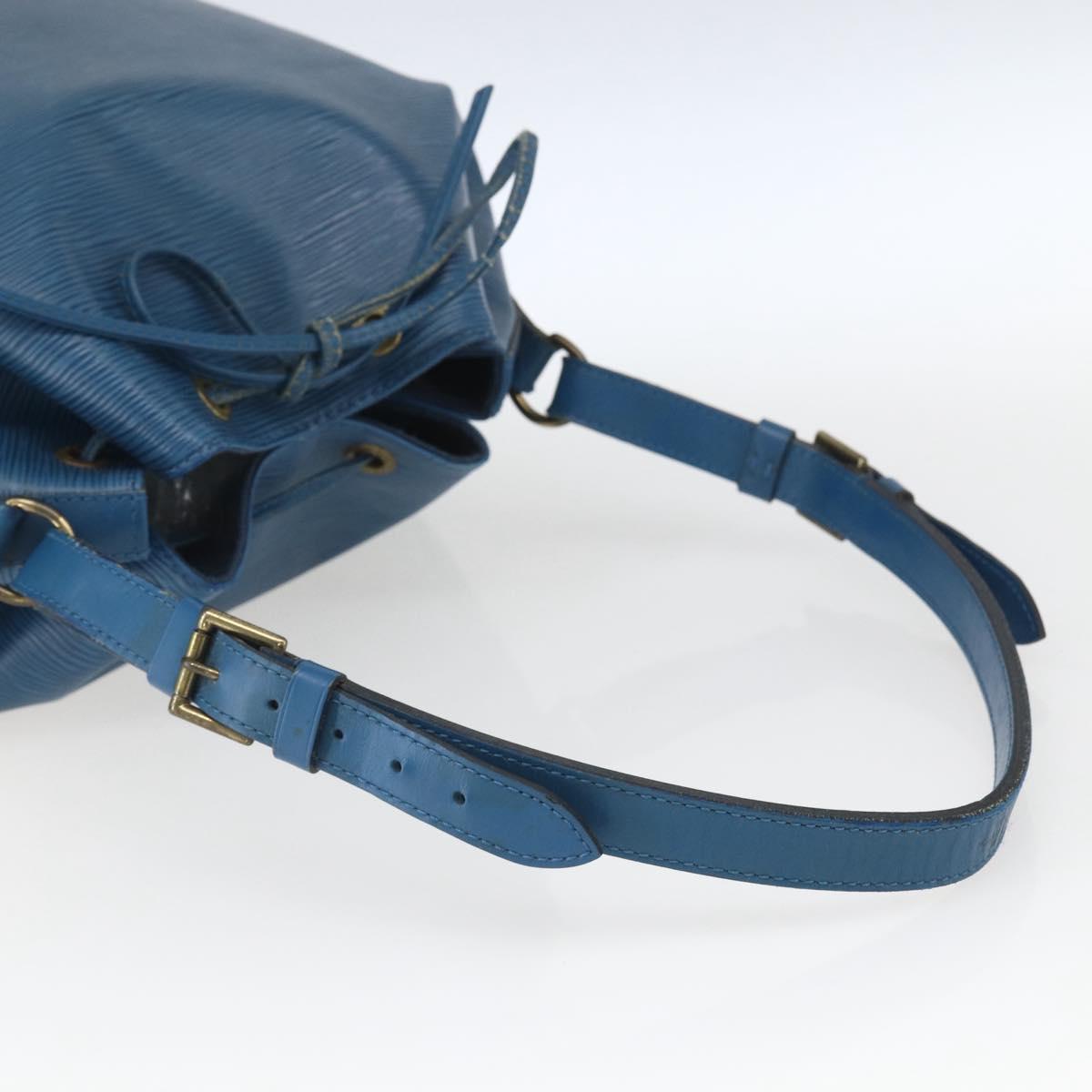 LOUIS VUITTON Epi Noe Shoulder Bag Toledo Blue M44005 LV Auth 165722