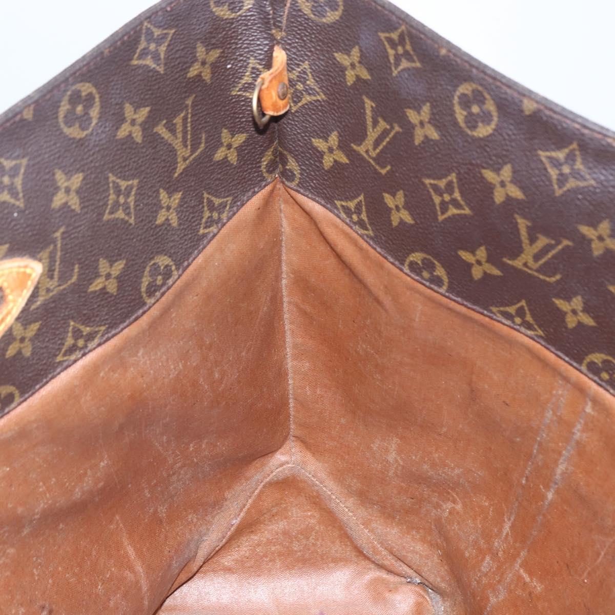 LOUIS VUITTON Monogram Sac Shopping Tote Bag M51108 LV Auth 165723