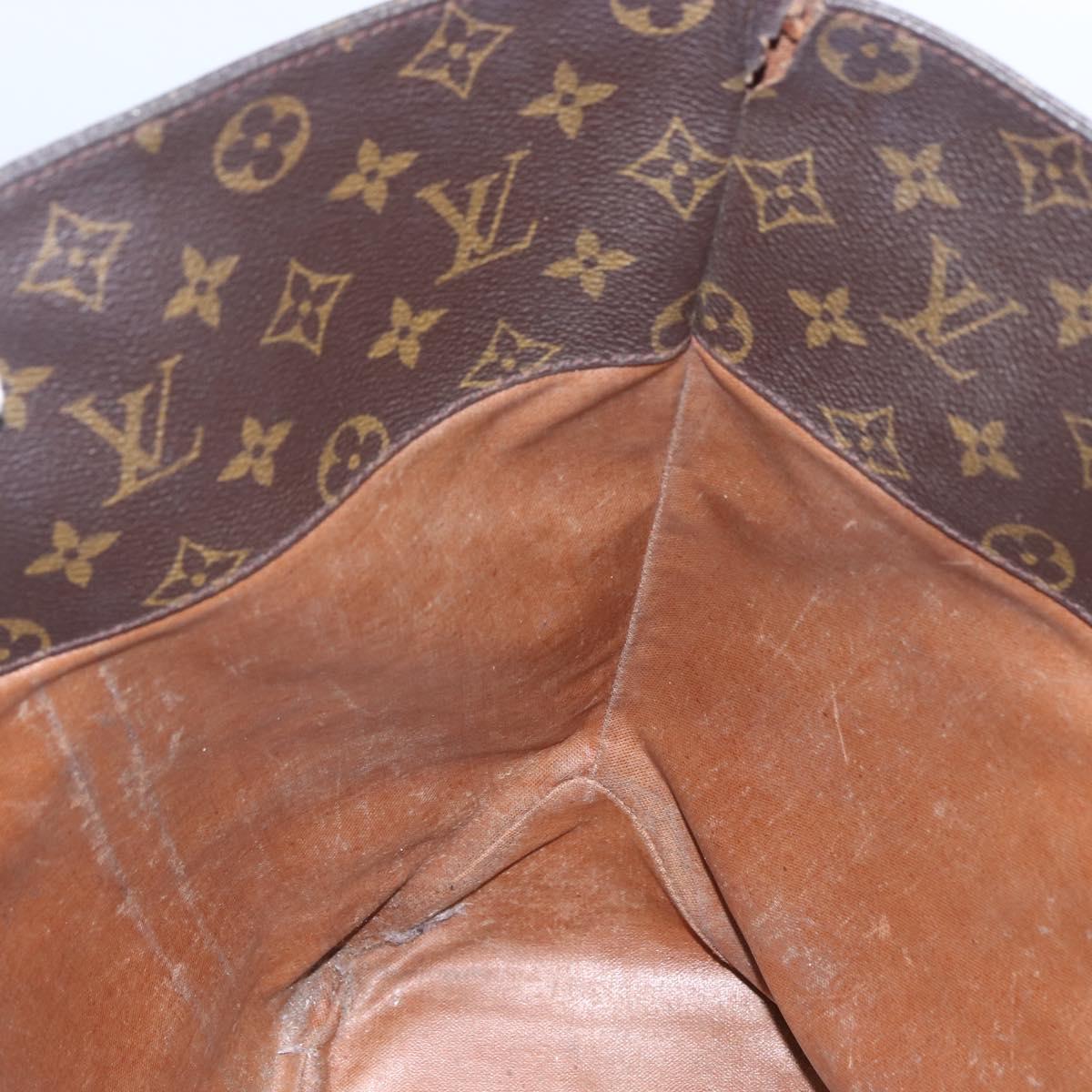 LOUIS VUITTON Monogram Sac Shopping Tote Bag M51108 LV Auth 165723