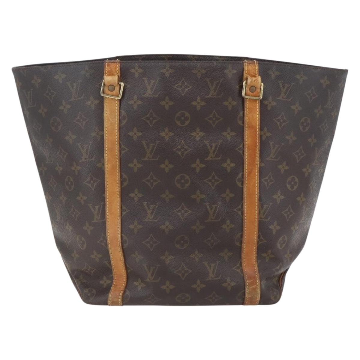 LOUIS VUITTON Monogram Sac Shopping Tote Bag M51108 LV Auth 165723